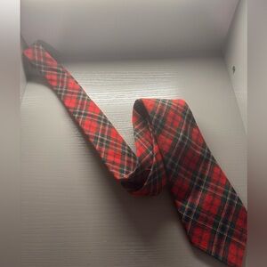 Viyella by Gant Red Plaid Men's wool blend Tie